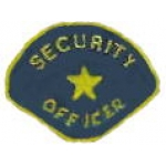 SECURITY OFFICER PIN MINI PATCH PIN